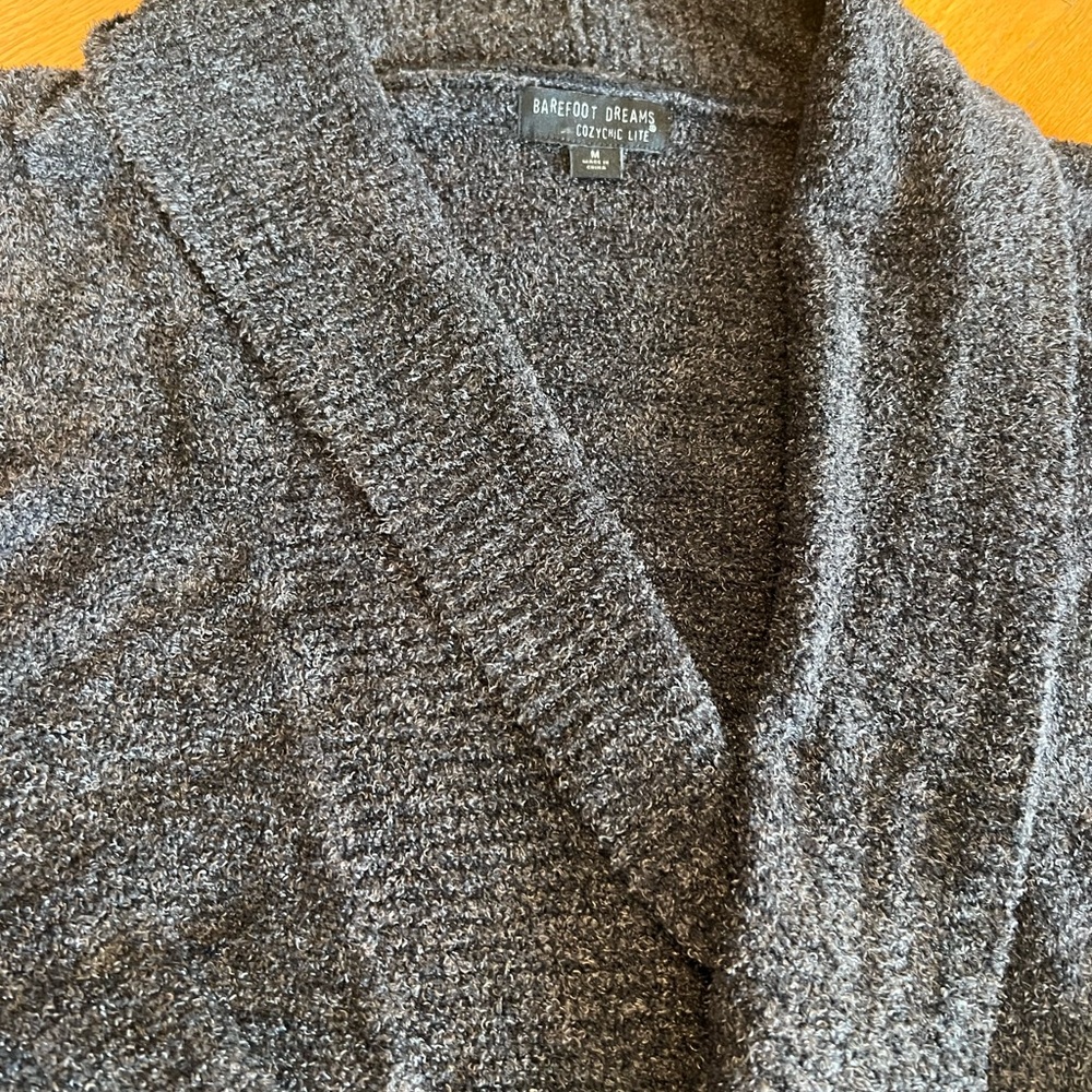 Barefoot Dreams Gray Cardigan